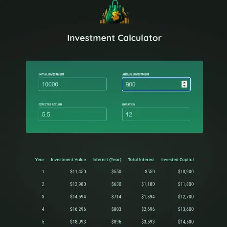 Investment Calculator