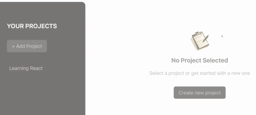 Project Management neues Projekt