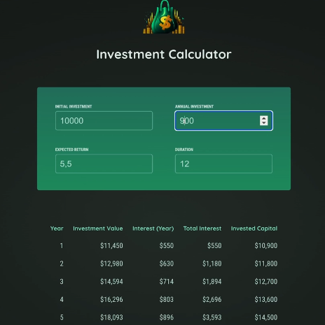Investment Calculator
